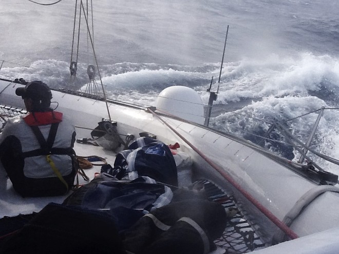 On board Team Australia first afternoon - Sydney to Hobart Passage Record attempt © Team Australia
